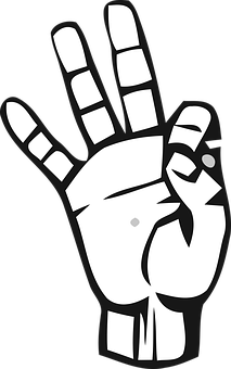 Symbolic Gesture of Four image in article Babies and Sign Language